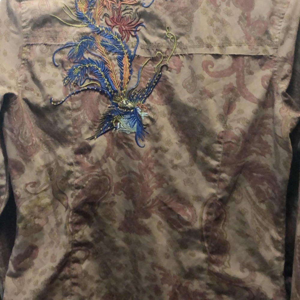Printed button down shirt - Picture 3 of 7
